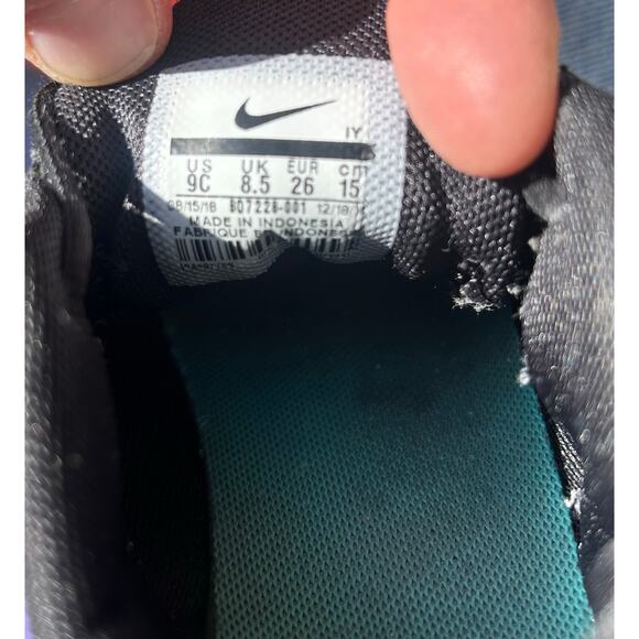 Nike Air Max Tailwind IV Black / Teal / Purple / Pink Gradient– Size 9C - Picture 5 of 8